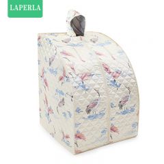 LAPERLA——汗蒸房桑拿房-远红外线熏蒸机-家庭用桑拿浴箱-满月排汗排毒排湿--香槟色-仙鹤