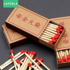 LAPERLA——火柴盒-老式安全火柴怀旧传统火柴一次性家用火柴盒户外野炊火柴-老式火柴【10盒】