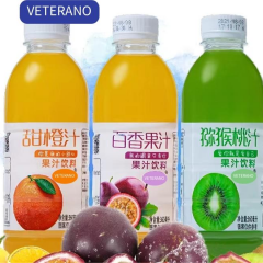 VETERANO—— 果汁-饮料360ml×12瓶整箱网红益生菌饮品百香果鲜橙猕猴桃汁特价